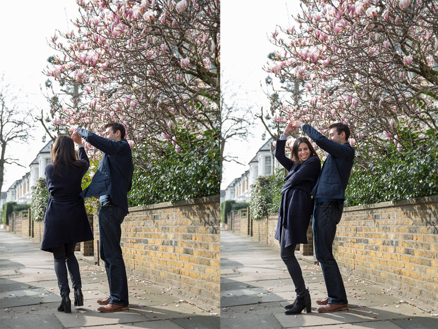 Photographer for engagement photos in North London